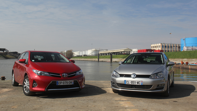 German vs Japanese Badge Appeal VW golf vs Toyota Auris among young urban drivers in Kenya.  