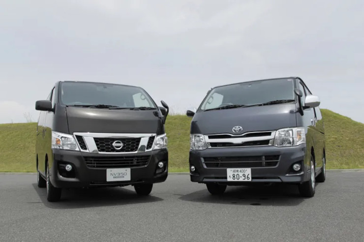 Matatu DNA Lite: Nissan Caravan and Toyota Hiace as Family/Business Dual-Purpose Vans.  